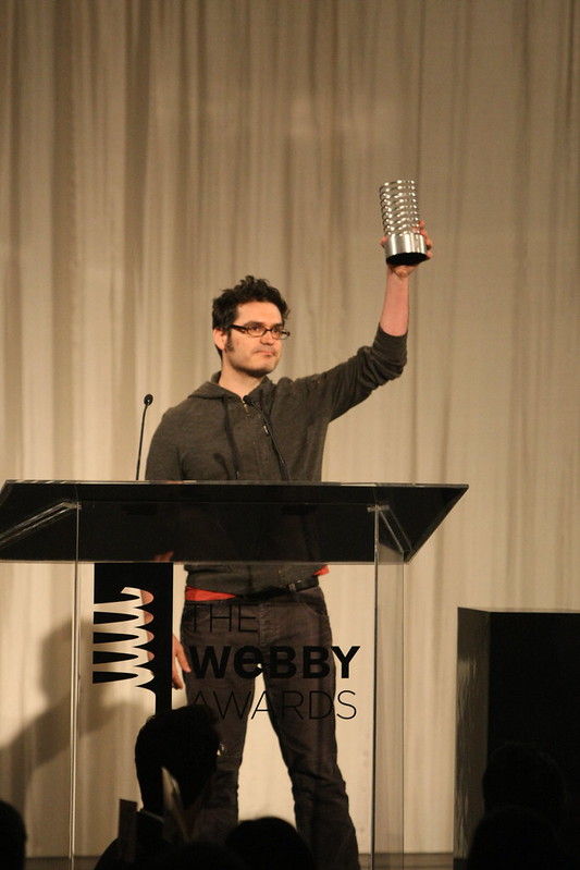 Arturo Aranda (Atmosphere BBDO) at The 13th Annual Webby Awards