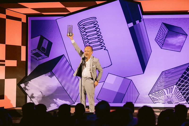 Robert Wong from Google at the 29th Annual Webby Awards