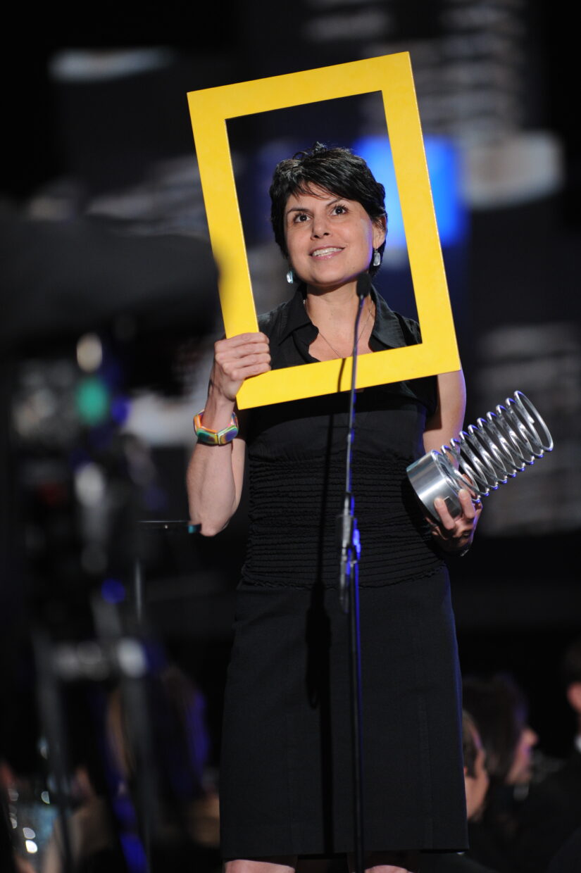 Claudia Malley of National Geographic at The 15th Annual Webby Awards