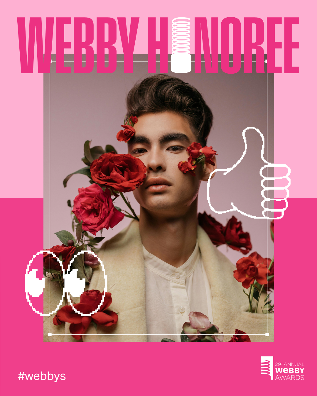 Webby Honoree Center Frame Template