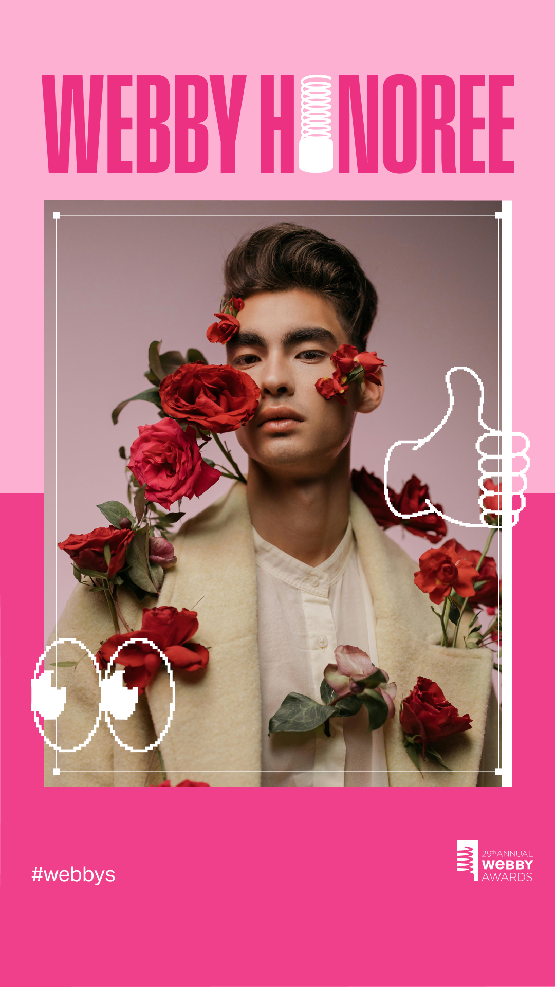 Webby Honoree Center Frame Story Template