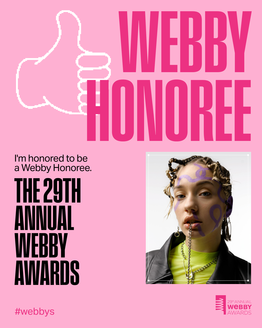 I\'m honored - Honoree Template 2 