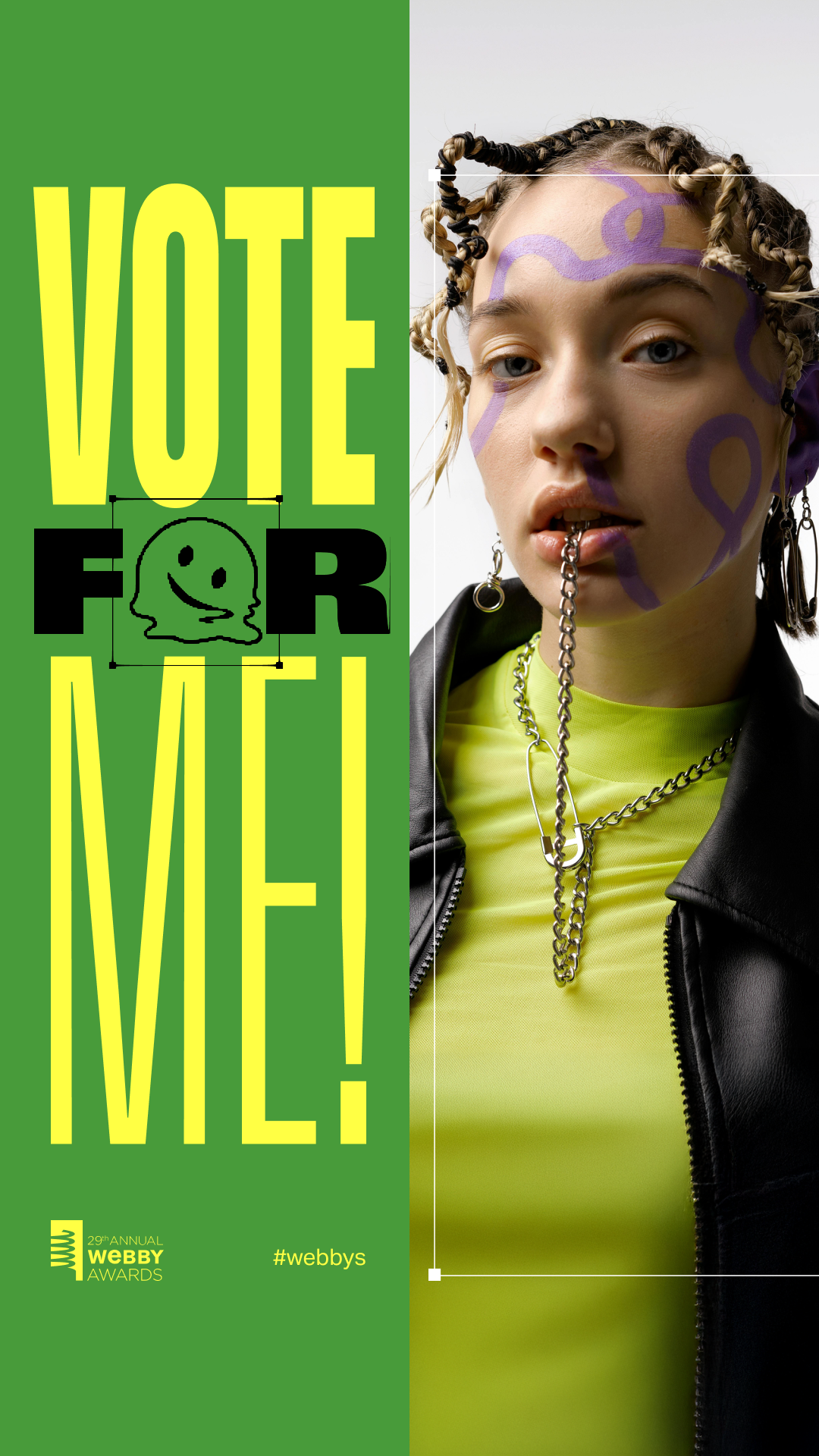 Vote For Me Half Frame Story Template 1